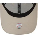 new-era-curved-brim-purple-logo-9forty-repreve-mini-logo-new-york-yankees-mlb-beige-adjustable-cap