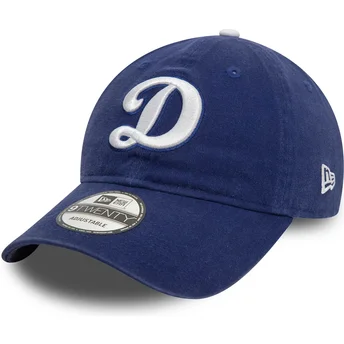 New Era Curved Brim 9TWENTY Core Classic Los Angeles Dodgers MLB Blue Adjustable Cap