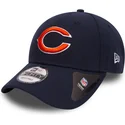 new-era-curved-brim-9forty-the-league-chicago-bears-nfl-navy-blue-adjustable-cap