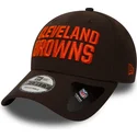 new-era-curved-brim-9forty-the-league-cleveland-browns-nfl-brown-adjustable-cap