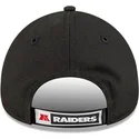 new-era-curved-brim-9forty-the-league-las-vegas-raiders-nfl-black-adjustable-cap