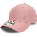 new-era-curved-brim-9forty-flawless-new-york-yankees-mlb-pink-adjustable-cap