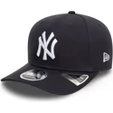 new-era-curved-brim-9seventy-stretch-snap-new-york-yankees-mlb-navy-blue-snapback-cap