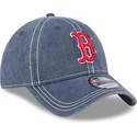 new-era-curved-brim-9twenty-washed-contrast-boston-red-sox-mlb-blue-adjustable-cap