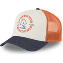 von-dutch-crew22-beige-orange-and-blue-trucker-hat