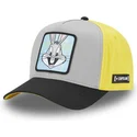 capslab-curved-brim-bugs-bunny-loo11-bep1-looney-tunes-grey-yellow-and-black-snapback-cap