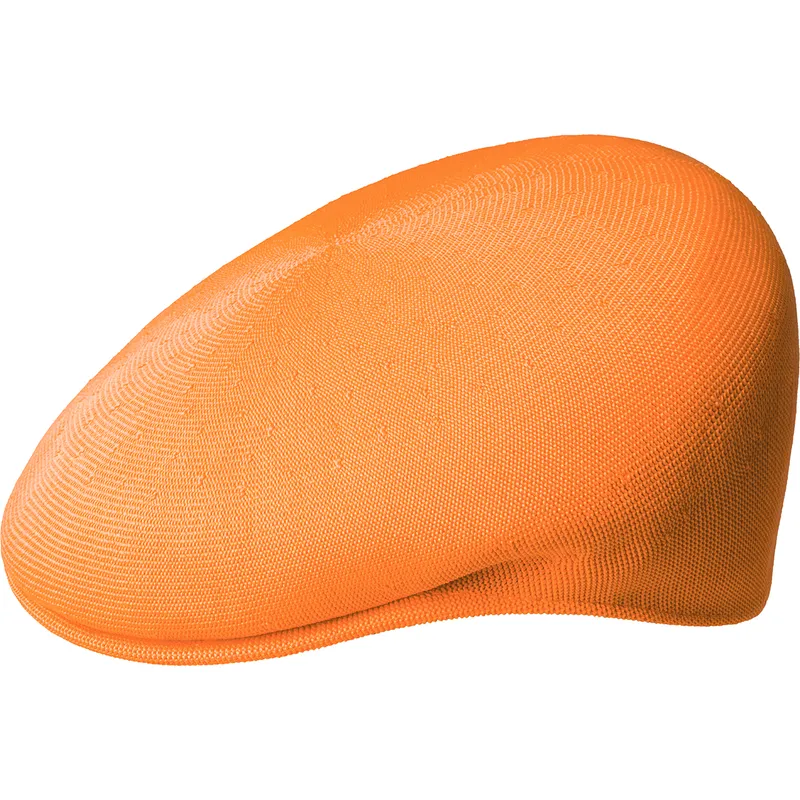 kangol-tropic-504-electric-kumquat-orange-flat-cap