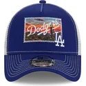 new-era-9forty-a-frame-patch-spring-training-fan-pack-2025-los-angeles-dodgers-mlb-blue-and-white-trucker-hat