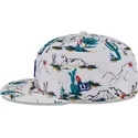 new-era-flat-brim-9fifty-print-spring-training-fan-pack-2025-los-angeles-dodgers-mlb-white-snapback-cap