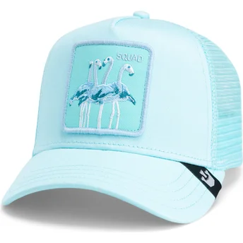 Goorin Bros. Flamingo Mirage Squad Chroma Wave The Farm Blue Trucker Hat