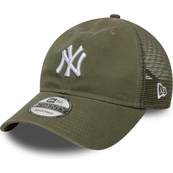 New Era 9TWENTY Colour Pack New York Yankees MLB Green Trucker Hat