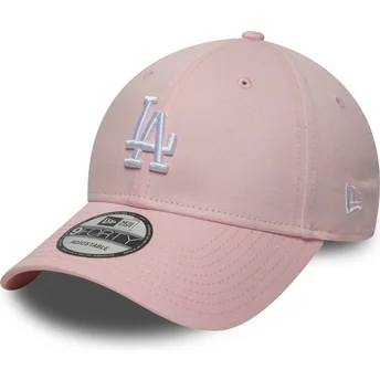 New Era Curved Brim 9FORTY Colour Pack Los Angeles Dodgers MLB Pink Adjustable Cap