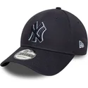 new-era-curved-brim-navy-blue-logo-9forty-team-outline-new-york-yankees-mlb-navy-blue-adjustable-cap