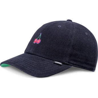 Djinns Curved Brim Do Nothing Club DNC Cherry Navy Blue Adjustable Cap