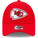 new-era-curved-brim-youth-9forty-the-league-kansas-city-chiefs-nfl-red-adjustable-cap