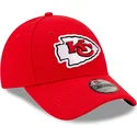 new-era-curved-brim-youth-9forty-the-league-kansas-city-chiefs-nfl-red-adjustable-cap