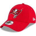 new-era-curved-brim-youth-9forty-the-league-tampa-bay-buccaneers-nfl-red-adjustable-cap