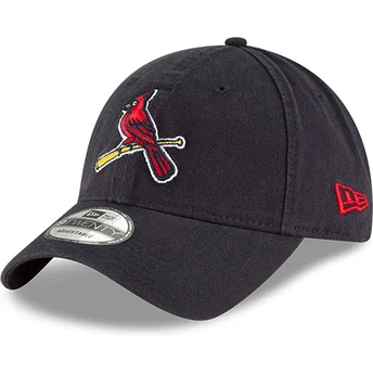 New Era Curved Brim 9TWENTY Core Classic St. Louis Cardinals MLB Navy Blue Adjustable Cap
