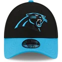 new-era-curved-brim-9forty-the-league-carolina-panthers-nfl-black-and-blue-adjustable-cap