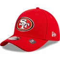 new-era-curved-brim-youth-9forty-the-league-san-francisco-49ers-nfl-red-adjustable-cap