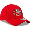 new-era-curved-brim-youth-9forty-the-league-san-francisco-49ers-nfl-red-adjustable-cap