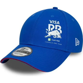 New Era Curved Brim 9FORTY Flawless Racing Bulls F1 Team Formula 1 Blue Adjustable Cap