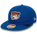 new-era-flat-brim-9fifty-retro-crown-heritage-chicago-cubs-mlb-blue-adjustable-cap