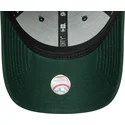 new-era-curved-brim-green-logo-9forty-league-essential-new-york-yankees-mlb-green-adjustable-cap