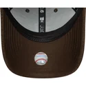 new-era-curved-brim-9forty-melton-wool-detroit-tigers-mlb-brown-snapback-cap