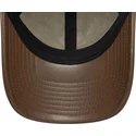 new-era-curved-brim-9twenty-img-loden-leather-new-york-yankees-mlb-navy-blue-and-brown-adjustable-cap