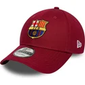 new-era-curved-brim-fc-barcelona-laliga-9forty-core-red-adjustable-cap
