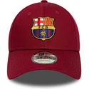 new-era-curved-brim-fc-barcelona-laliga-9forty-core-red-adjustable-cap
