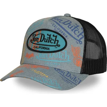 Von Dutch CAFE09 Grey Trucker Hat