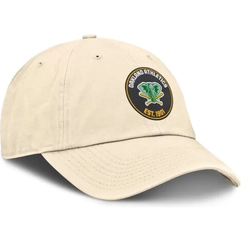 nike-curved-brim-club-unstructured-organic-cotton-oakland-athletics-mlb-beige-adjustable-cap