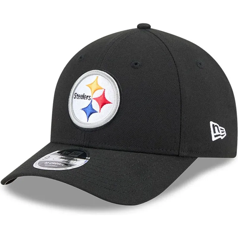 new-era-curved-brim-9forty-m-crown-team-pittsburgh-steelers-nfl-black-snapback-cap
