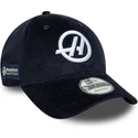 new-era-curved-brim-9forty-cord-haas-f1-team-formula-1-navy-blue-adjustable-cap