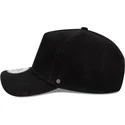 new-era-curved-brim-9forty-e-frame-img-suede-black-adjustable-cap