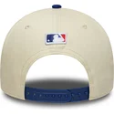 new-era-curved-brim-9forty-m-crown-los-angeles-dodgers-mlb-beige-and-blue-snapback-cap