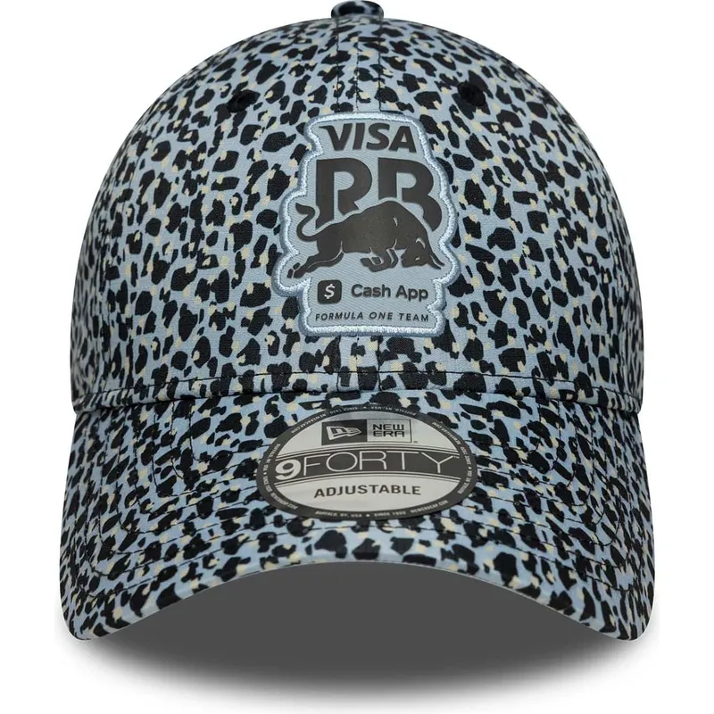 new-era-curved-brim-9forty-m-crown-racing-bulls-f1-team-formula-1-leopard-adjustable-cap