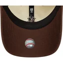 new-era-curved-brim-9twenty-mini-washed-new-york-yankees-mlb-beige-and-brown-adjustable-cap