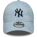 new-era-curved-brim-youth-9twenty-tie-dye-new-york-yankees-mlb-blue-adjustable-cap