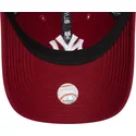 new-era-curved-brim-9twenty-league-essential-new-york-yankees-mlb-dark-red-adjustable-cap