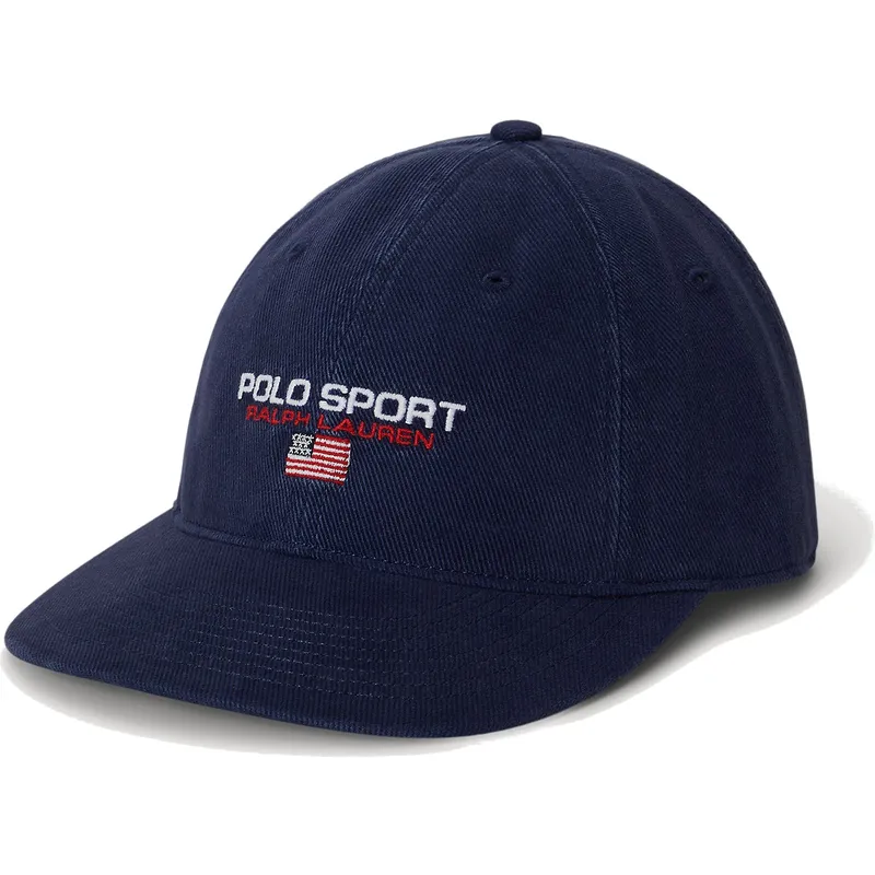 polo-ralph-lauren-curved-brim-authentic-baseball-navy-blue-adjustable-cap