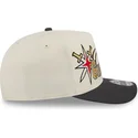 new-era-curved-brim-9fifty-a-frame-classic-vegas-golden-knights-nhl-beige-and-black-snapback-cap