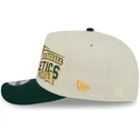 new-era-curved-brim-9fifty-a-frame-classic-oakland-athletics-mlb-beige-and-green-snapback-cap