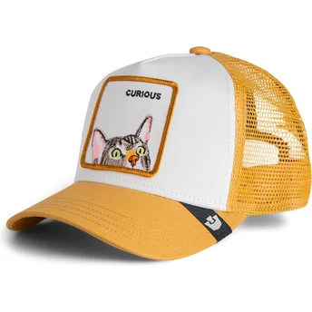 Goorin Bros. Youth Curious Cat Mini The Farm Brown Trucker Hat
