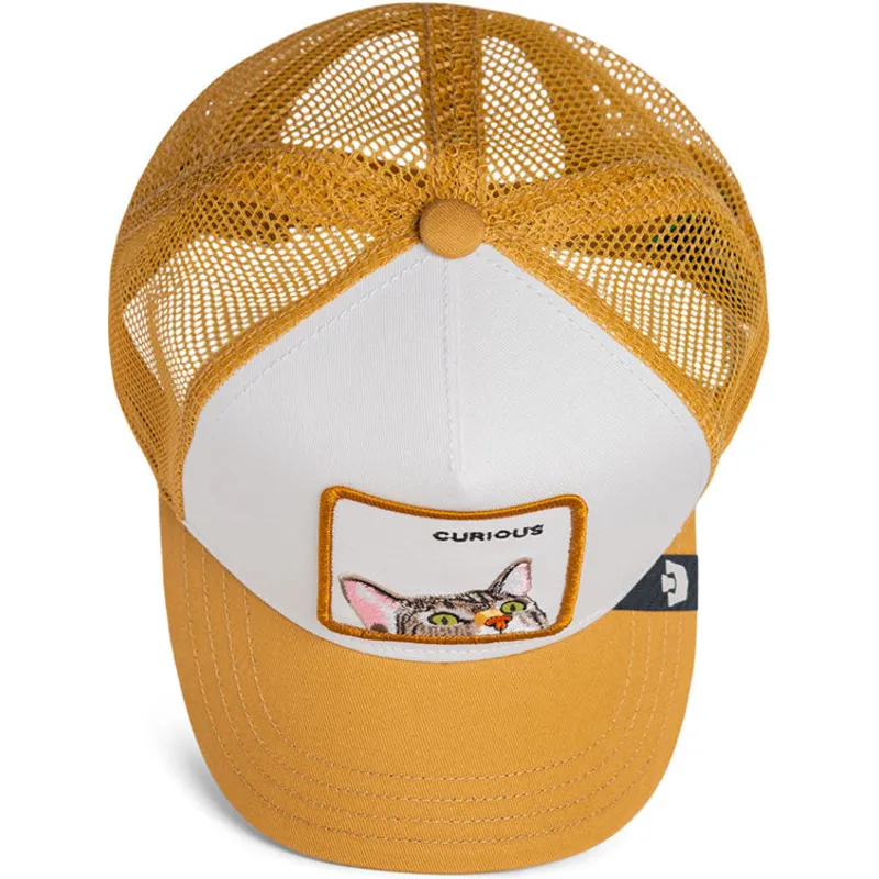 goorin-bros-youth-curious-cat-mini-the-farm-brown-trucker-hat