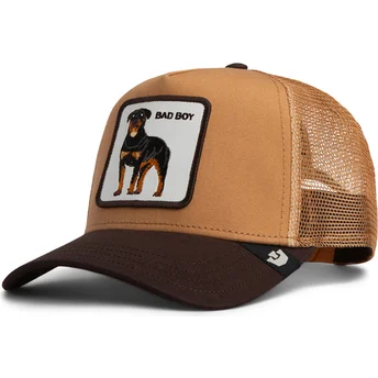 Goorin Bros. Youth Rottweiler Dog Bad Boy Mini The Farm Brown Trucker Hat
