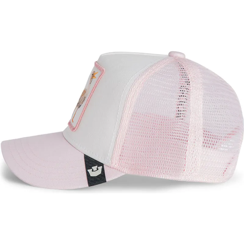 goorin-bros-youth-goose-whisper-silly-the-farm-white-and-pink-trucker-hat