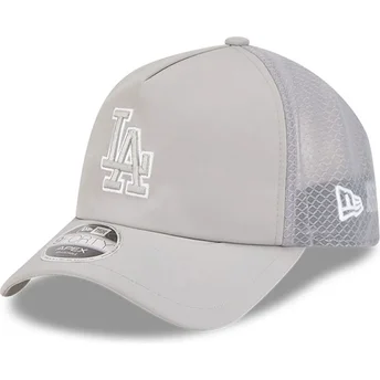 New Era 9FORTY APEX BP Los Angeles Dodgers MLB Grey Trucker Hat